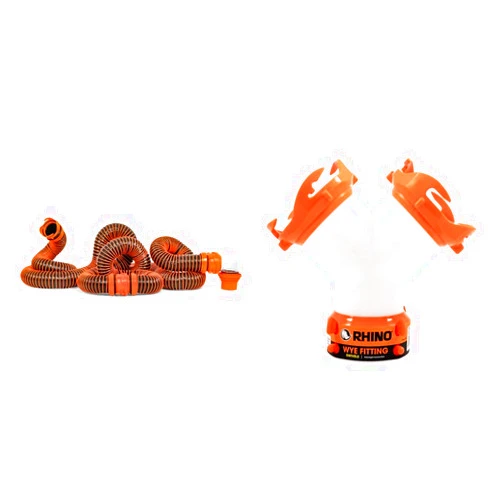 Camco RhinoEXTREME 20-Foot Camper/RV Sewer Hose Kit with RhinoFLEX Wye Fitting