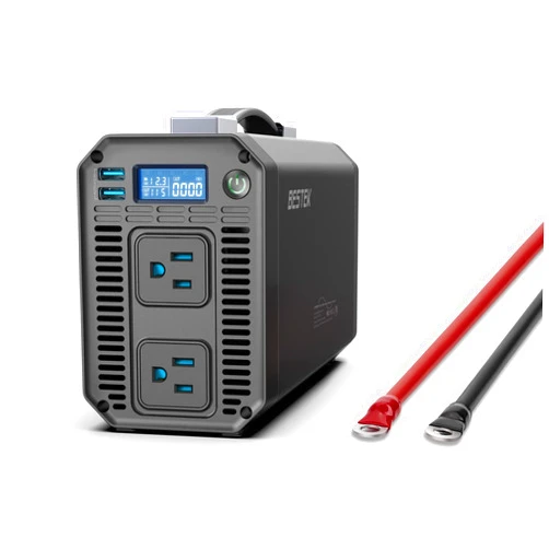 BESTEK 1000W Pure Sine Wave Power Inverter DC 12V to 110V AC Car Inverter with Digital LCD Display 4.2A Dual USB Charging Ports