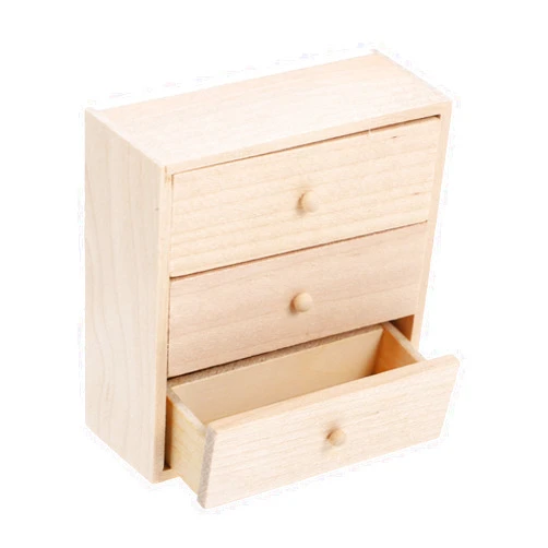 Wakauto 1/12 Miniature Cabinet Model for Dollhouse, Mini House Furniture Movement Cabinet Display Shelf for DIY Dollhouse Model Supplies Accessories Props