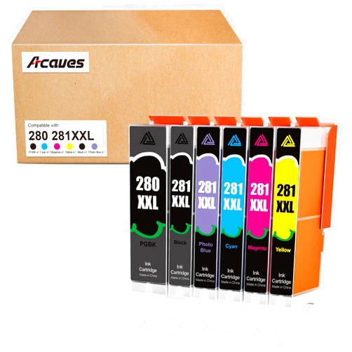 Acaves 280XXL 281XXL Ink for TS9521C Ink Cartridges