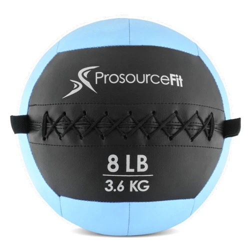 ProsourceFit Soft Medicine Balls, Wall Balls and Full Body Dynamic Exercises, Color-Coded Weights: 6, 10, 14, 20 lb.