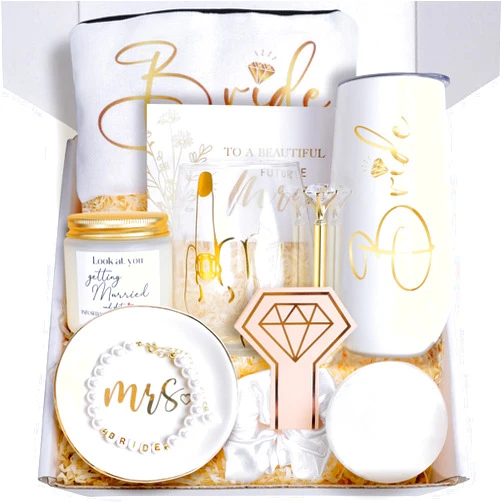 Frerdui Bride To Be Gifts Box, Bridal Shower Gifts, Bachelorette Gifts for Bride, Wedding Gifts Engagement Gifts for Her, Bachelor Party Gifts Fiance Gifts for Women, Future Mrs Newly Engaged Gifts Ideas