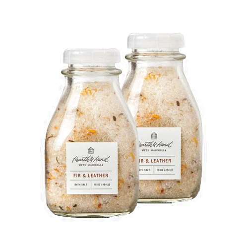 Hearth & Hand with Magnolia Bath Salt Fir & Leather - Hearth & Hand with Magnolia 2 pack