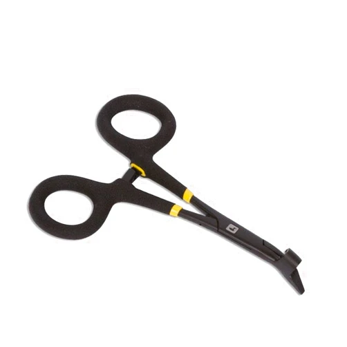 Hareline Dubbin Loon Outdoors Rogue Hook Removal Forceps, 5.5 inches, Black/Yellow