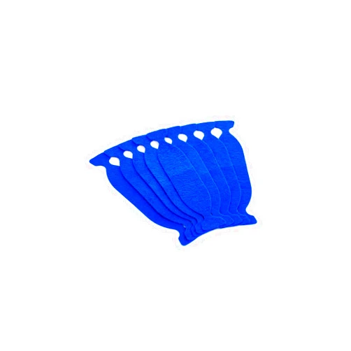 THE WRAP INSTITUTE Monkey Strips #Cornergame – Premium Felt Buffers; Apply Wrap Film; Soft & Durable, Use Wet or Dry, Replaceable, Ultra-Thin Edge, High Precision on Curves & Edges; Blue (25-Pack)