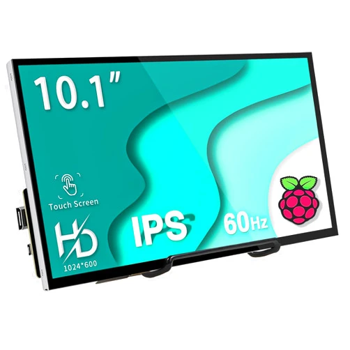 HAMTYSAN Raspberry Pi Touchscreen,10 Inch Monitor HDMI,1024×600 Mini Monitor,16:9 IPS Screen Small Portable Display for Raspberry Pi 400/4/3/2/Zero/B/B+ Jetson Nano Win11/10/8/7