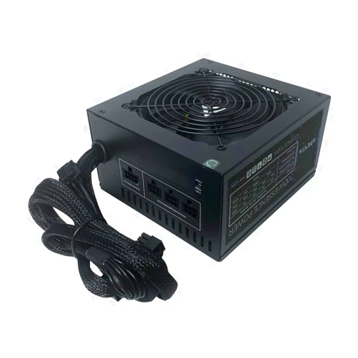 Apevia ATX-ES700W Essence 700W ATX Semi-Modular Gaming Power Supply with Auto-Thermally Controlled 120mm Black Fan, 115/230V Switch, All Protections