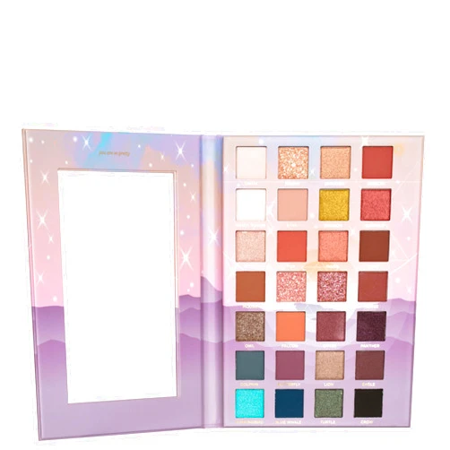 Pacifica Eyeshadow Palette – Animal Magic with Colorful Blendable Shades, Highly Pigmented Mineral Eyeshadow, Talc-Free, Vegan & Cruelty-Free, 0.89 oz (28 Shades)