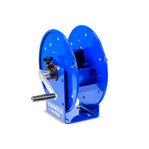 Coxreels 112-3-50 Compact Hand Crank Steel Hose Reel - 4,000 PSI - Holds 3/8