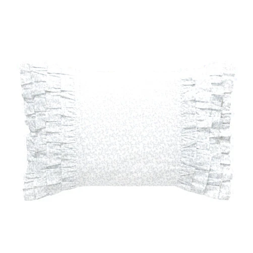 Laura Ashley Throw Pillow Home Decor with Envelope Closure, 1 Count (Pack of 1), Cottage Blue