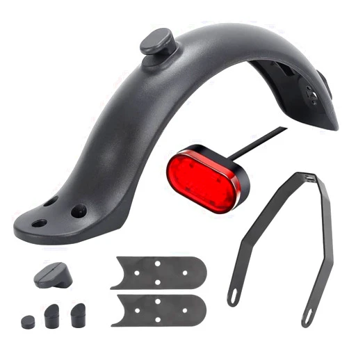aibiku Rear Fender with Metal Braket for Xiaomi M365 Electric Scooter Replacement Part Accessory