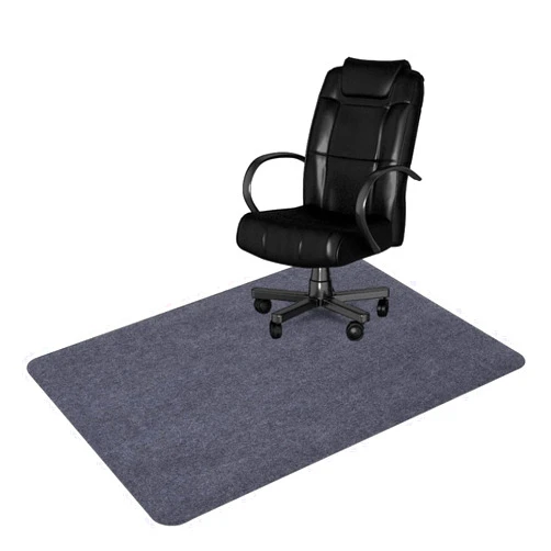 Cotooh Chair Mat for Hard Floor, 55' x 35' Large Office Chair Mat for Hardwood Floor & Tile Floor, Computer Gaming Rolling Chair Mat Rectangular Floor Protector and Low-Pile Desk Rug, Grey