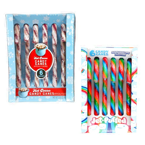 Charmed By Dragons Hot Cocoa and Marshmallow Candy Cane Bundle by Charmed By Dragons - 12 Candy Canes