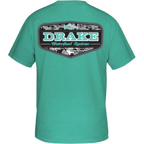 Drake Waterfowl Unisex-Adult Old School Badge T Ss