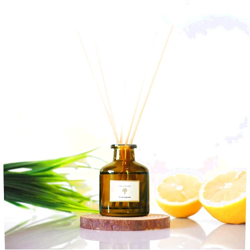 PRISTINE Lemongrass Reed Diffusers for Home & Bathroom | Fresh Lemongrass & Citronella Room Fragrance, Oil & Room Diffusers with Reeds Stick | Refreshing Home Fragrance Scent