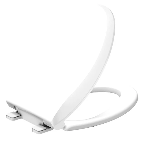 Hosslly Elongated Toilet Seat Soft-Closing | Universal Fit for Standard Toilets | Thickened Durable PP Plastic with Quick Installation Hinge | Easy-Clean Surface