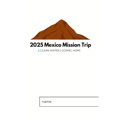 Andrew Knight Mexico Mission Trip Hanbook: Clean water | Gospel Hope