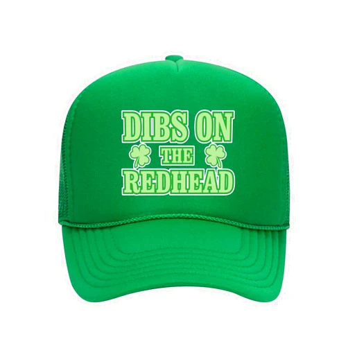 Wild Bobby Funny Lucky Charm Irish Clover St Patrick's Day Trucker Hat