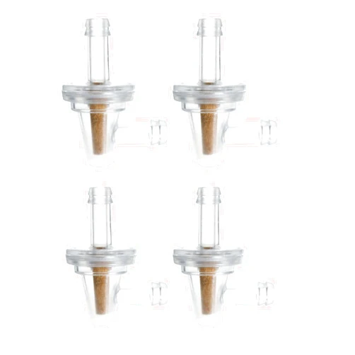 LeTuSic 90 Degree Fuel Filter Replace 8423-01-9909 for 1/4 Fuel Line Gas Engine, and for Honda 125cc 4-Wheeler Rancher Yamaha XT225 Suzuki Kawasaki Snowmobile Dirt Bike ATV UTV Quad (4)