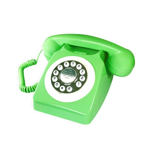 TelPal Corded Retro Phone, TelPal Vintage Old Phones, Classic 1930's Antique Landline Phones for Home & Office Decor, Novelty Hotel Telephone with Redial