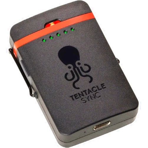 UmiMirari Tentacle Sync Track E Pocket Audio Recorder Basic Box with Timecode Support (Recorder Unit Only), USB 2.0 Hardware Interface, 3.5mm Headphones Jack and 32GB Memory Storage Capacity