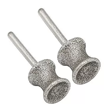KURSO 2 Pack Diamond Dog Nail Grinder Bits for Rotary Tool - Fits Dremel and Many Others