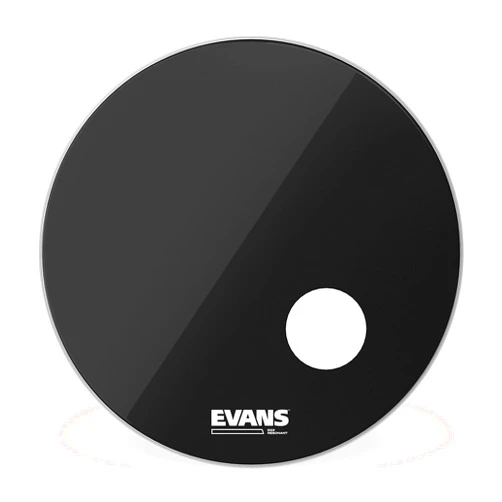 Evans EQ3 Resonant Black Bass Drum Head, 22 Inch