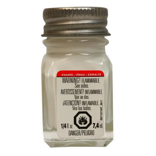 Testors 1145TT Enamel Paint, 0.25 Oz, Gloss White