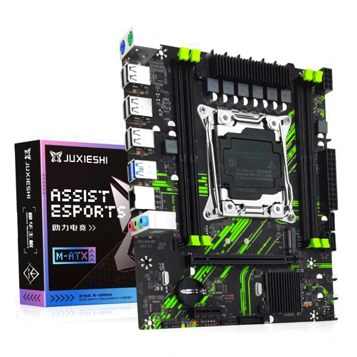 JUXIESHI X99 Motherboard LGA 2011-3 Support DDR4 RAM MAX 128GB with SATA(NGFF)/NVME M.2 Slot, PCI-E 3.0 Slot, SATA 6Gb/s, USB 3.0 PC Mainboard for Intel Xeon E5 V3/V4 and Core i7 Series CPU Processors