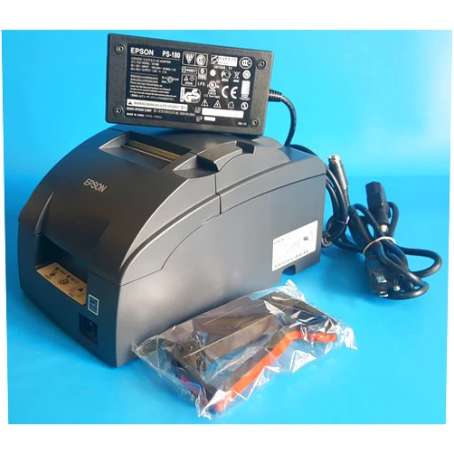 Epson TM-U220B Dot Matrix Receipt Printer, Ethernet, Auto Cutter, Dark Gray