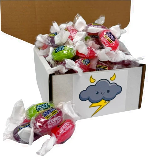 BOLT BOX Jolly Rancher Sugar Free (Zero Sugar) Hard Candy - 42 Piece Count - Packed By Bolt Box (Mixed Fruit)