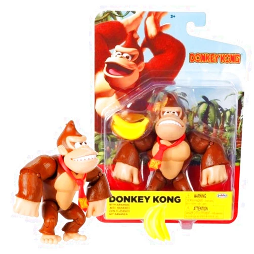 Super Mario 4 inch Action Figure (Donkey Kong with Bananas)