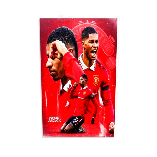 Dmsdx Marcus Rashford Football Star Art Poster Artworks Canvas Room Aesthetic Wall Art Prints Home Modern Decor Gifts 12x18inch(30x45cm)