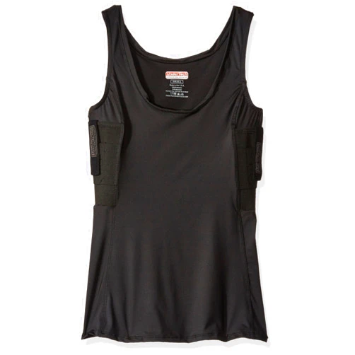 UnderTech UnderCover Women's Concealment Tank Top Single Shirt - Black - X-Large