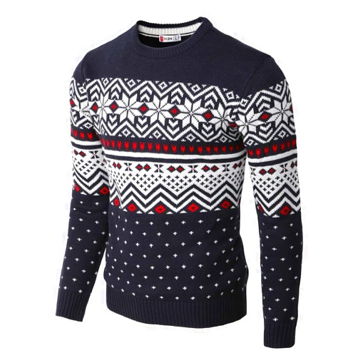 H2H Mens Casual Slim Fit Knitted Christmas Sweaters Holiday Party