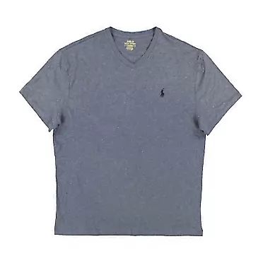 Polo Ralph Lauren Men's Classic Fit Short Sleeve V-Neck T-Shirt Small Gray Heather