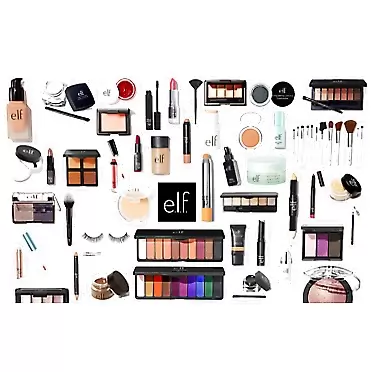 Elf Beauty e.l.f. Makeup Assorted 10 Piece Lot Choose Your SKIN TONE Mixed ELF Cosmetics Kit with No Duplicates (Light/Medium)