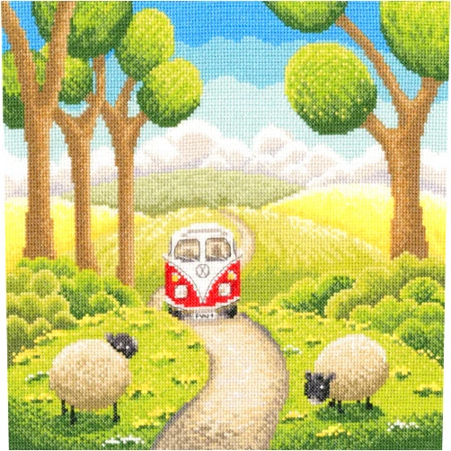 Bothy Threads Road Trip Counted Cross Stitch Kit
