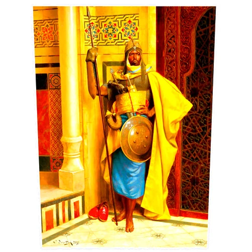 Goods Galore Nubian Palace Guard 8.5x11 Photo Print Ludwig Deutsch Orientalism Painting Warrior Art