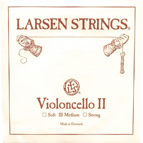 LARSEN STRINGS Larsen 4/4 Cello D String Medium Alloy-Steel