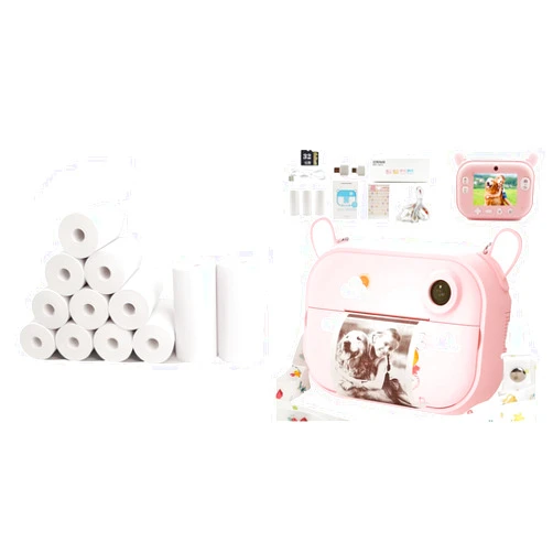 Sylhair Kids Camera Instant Print and 12 Rolls Refill Print Paper Bundle Sale