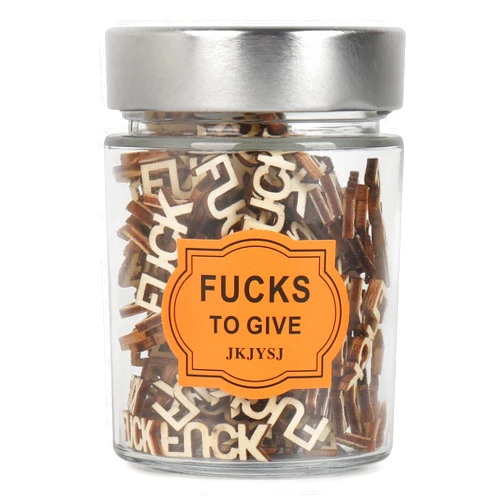 JKJYSJ Fucks to Give,12oz Jar of Fucks,Gag Gift for Valentine's Day，Birthday，Anniversary ，Christmas，Funny Gift for Friends，Husband，Wifey.