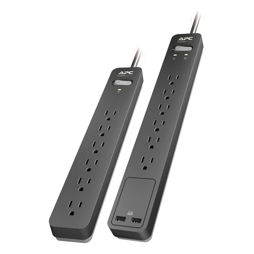 APC SurgeArrest 2-Pack Surge Protector, 108 Joules, USB Charging Ports