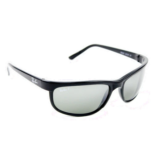 Ray-Ban RAY BAN 2027 RB2027 601/W1 62mm Predator 2 Shiny Black / Polarized Grey Mirror