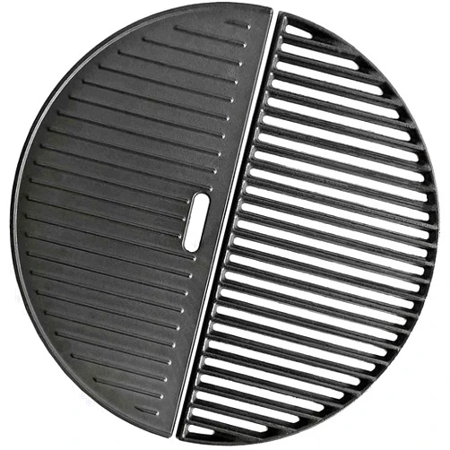 Cmanzhi C6N992 (2-Pack) 18-in Cast Iron Cooking Grate for Kamado Joe KJ-23RHC Classic II, Kamado Joe KJ23NRHCI Classic III,Large Big Green Egg, Vision Grill VGKSS-CC2, B-11N1A1-Y2A