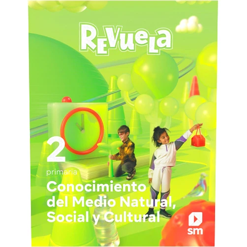 Spanish Edition by Ana Belén Martínez (Author), Julián Campa Martín (Author), Equipo editorial SM, (Author), Jesús Delgado (Illustrator), Alberto García Ayerbe (Illustrator), Eliana Gutiérrez (Illustrator), Lourdes Navarro Falcón (Illustrator) & 4 more Conocimiento del Medio Natural, Social y Cultural. 2 Primaria. Revuela