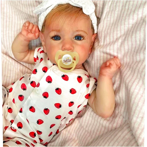 BABESIDE Lifelike Reborn Baby Dolls, 20-Inch Realistic-Newborn Baby Dolls Girl Soft Cloth Body Real Life Baby Dolls for Kids Age 3 4 5 6 7 8 9 + & Collection