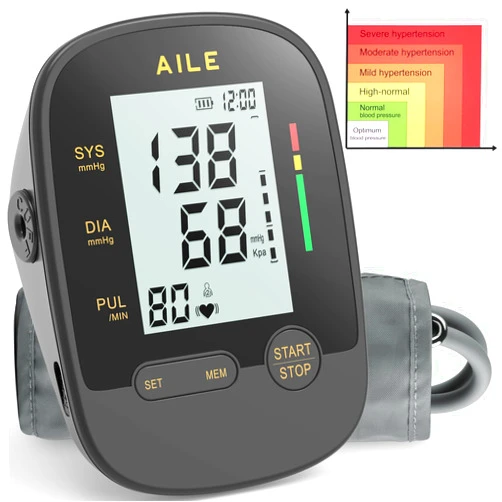 AILE Blood Pressure Monitor for Home Use: AILE Blood pressure machine with blood pressure cuff 8.7