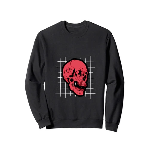 Japan lover streetart design Japanese Aesthetic Skull Sweatshirt