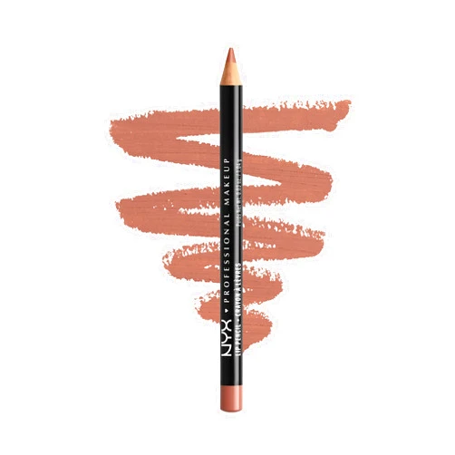 NYX PROFESSIONAL MAKEUP Slim Lip Pencil, Long-Lasting Creamy Lip Liner - Peakaboo Neutral